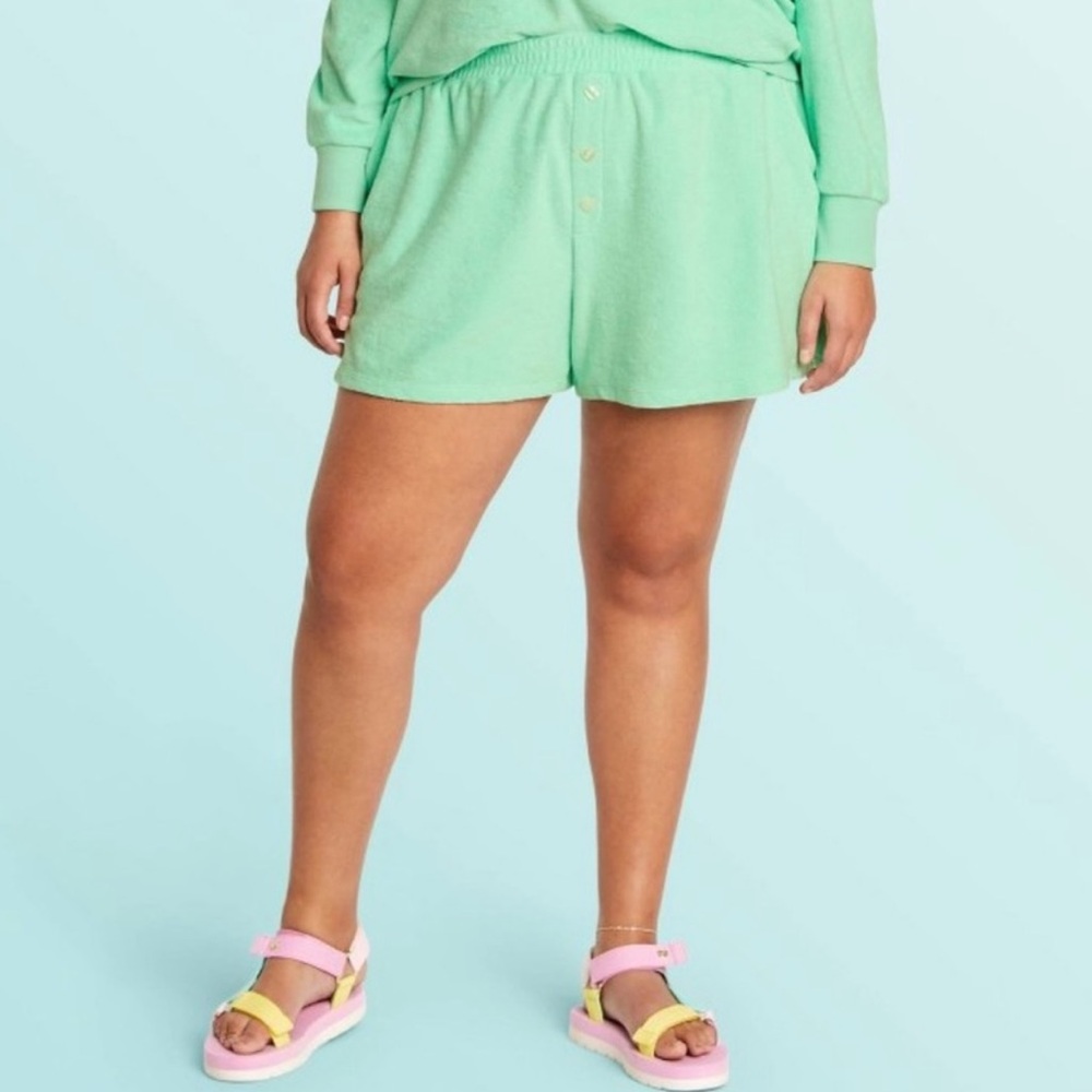 Stoney Clover Lane x Target Green Shorts
